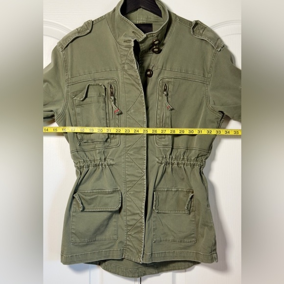 Sam Edelman | Army Green Military Jacket | Women's Extra Small (XS) - Picture 2 of 9